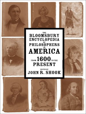 cover image of The Bloomsbury Encyclopedia of Philosophers in America